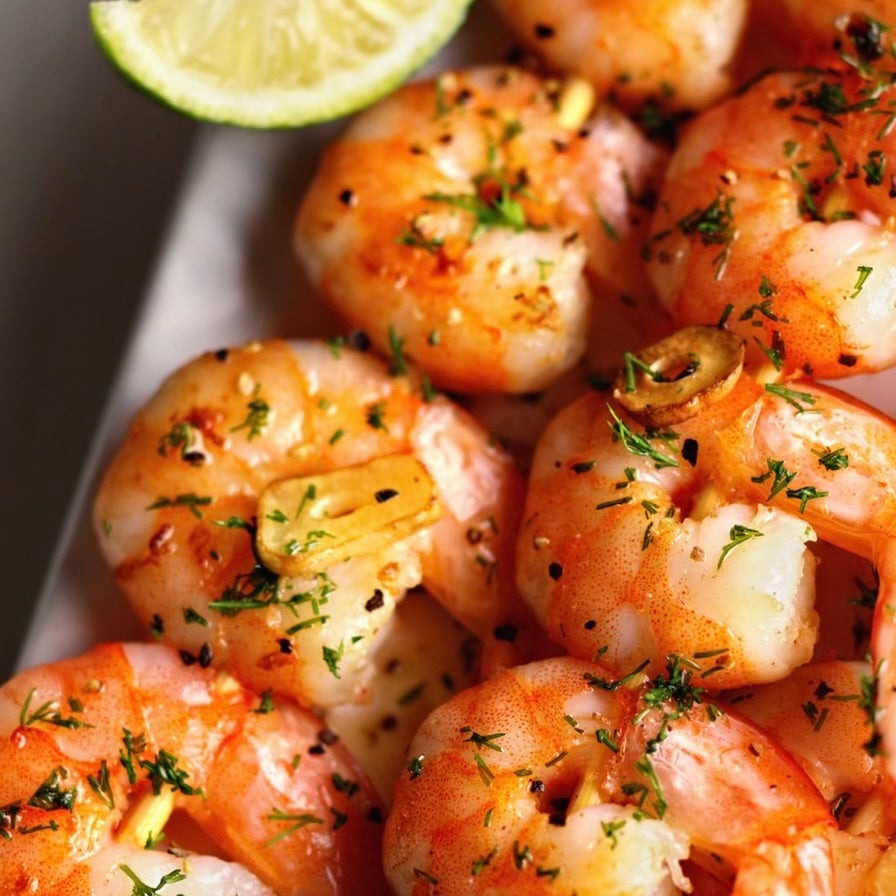 Pesto Shrimp Kebabs