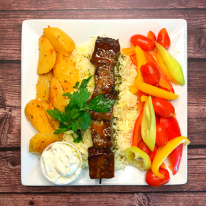 Beef Kebab & Saffron Rice