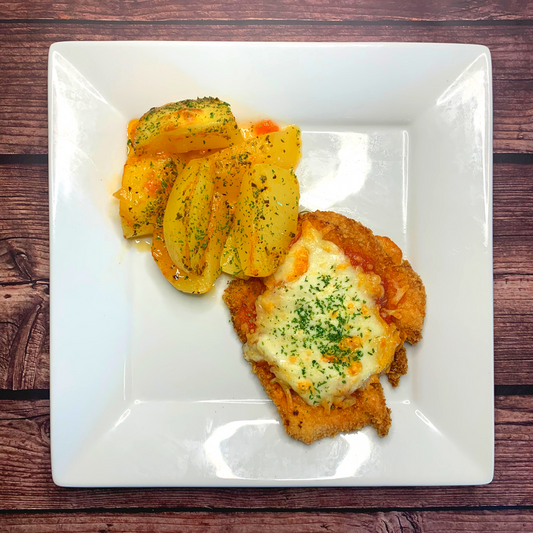 Chicken Parmesan & Rose Penne Pasta